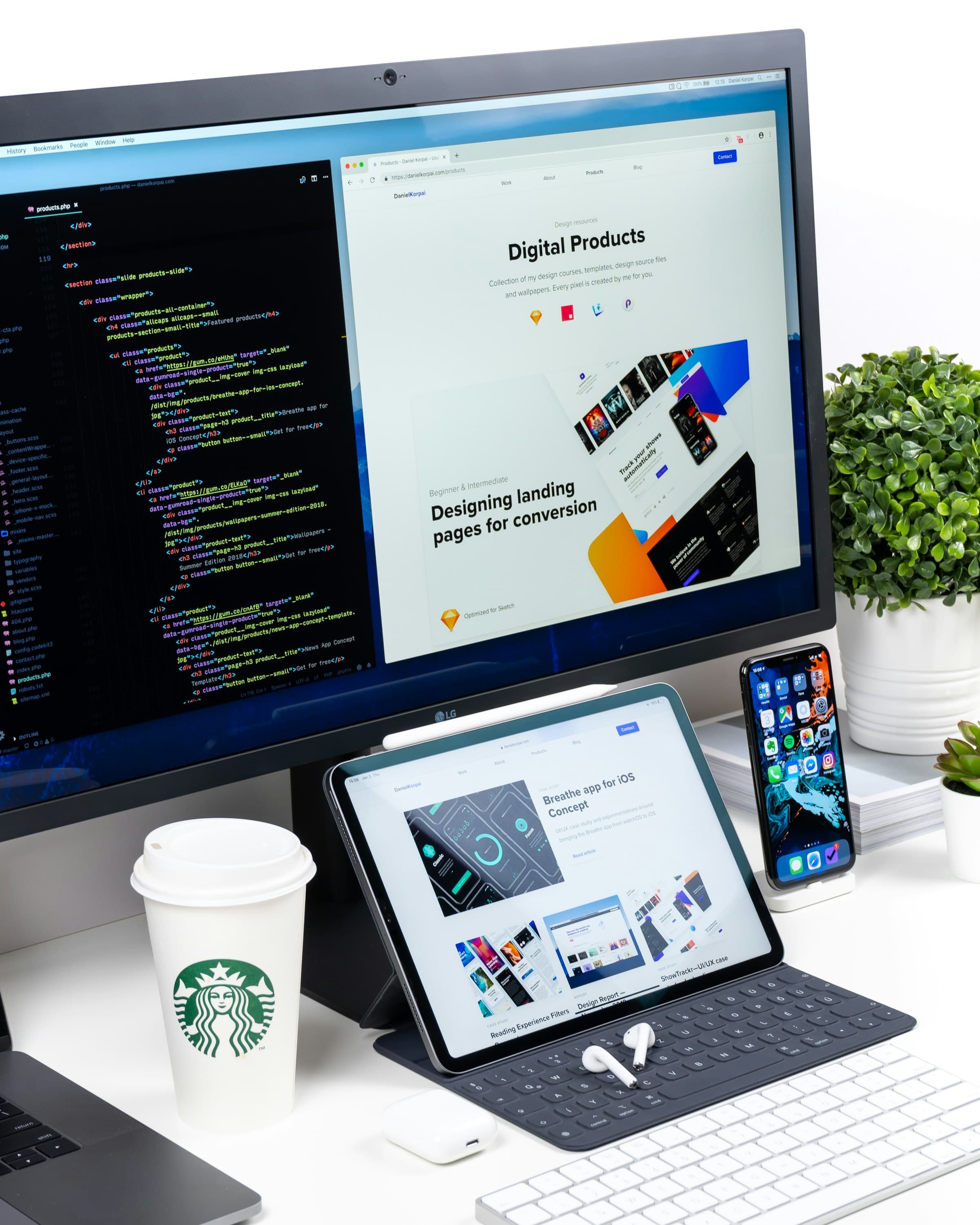 Landing pages y sitios web